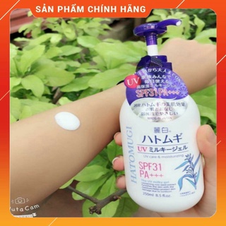 Sữa dưỡng thể Hatomugi chống nắng 31++