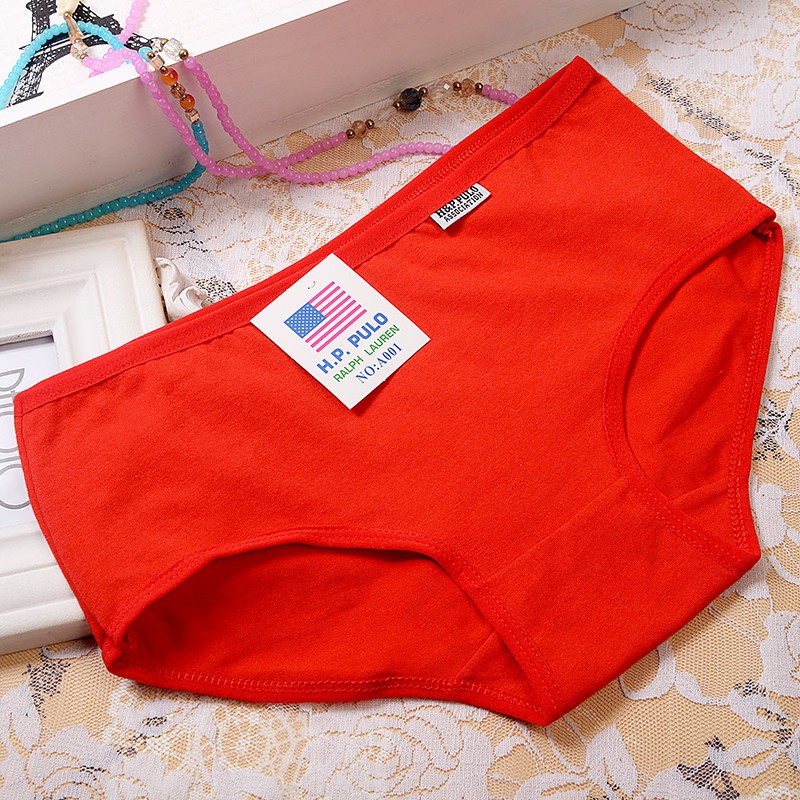 Quần lót IELGY cotton màu trơn đơn giản thời trang cho nữ