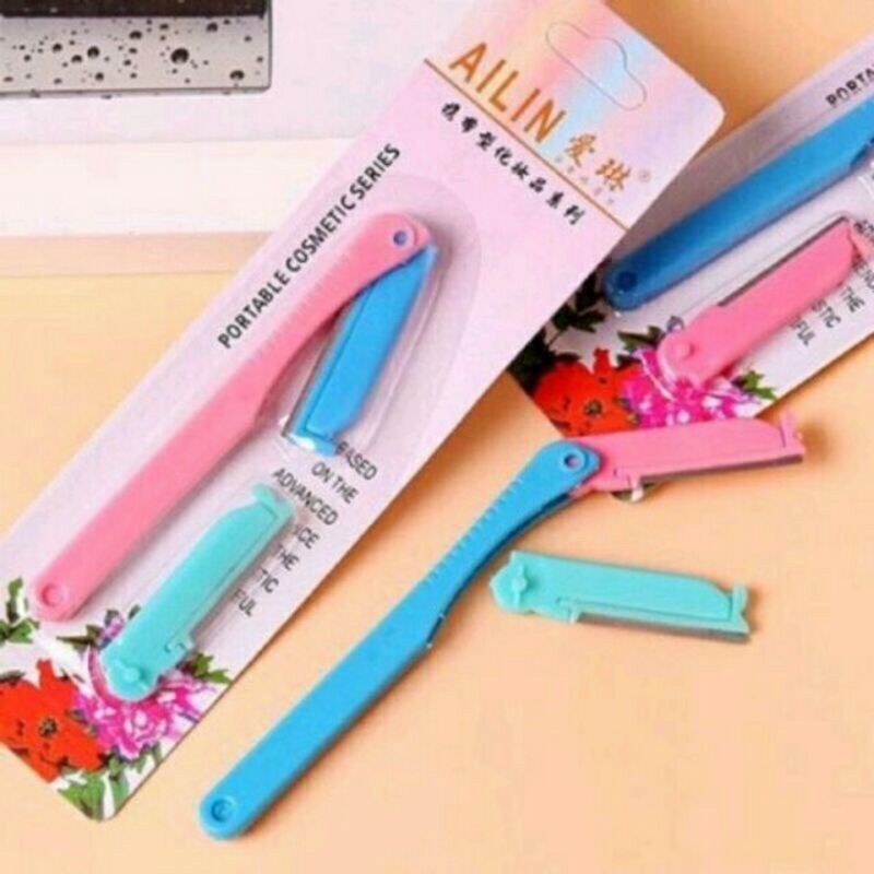 bộ dụng cụ dao cạo tỉa lông mày