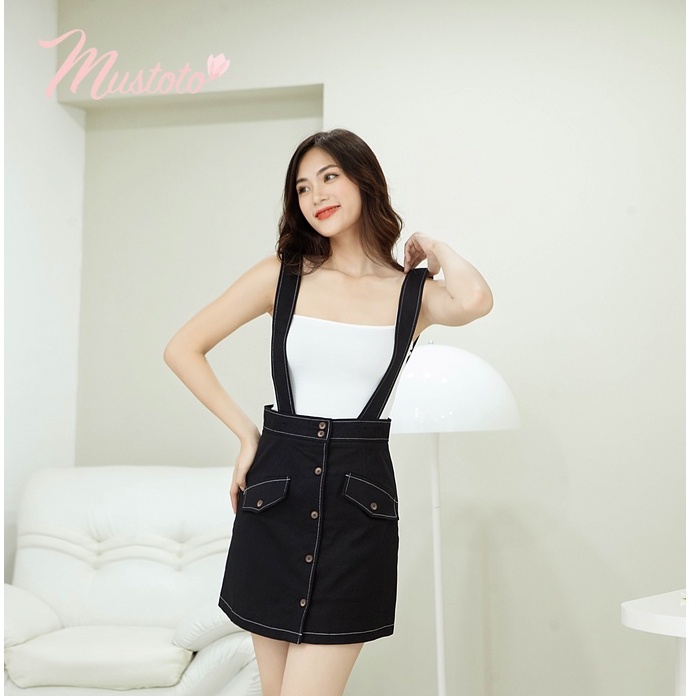 Áo Hai Dây Chất Liệu Cotton/ Bamboo Thấm Hút Thoải Mái (Mustoto MA50)