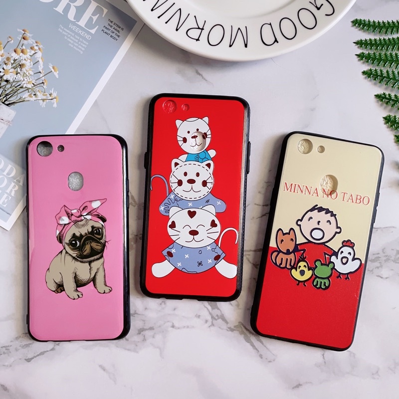 Ốp Lưng Oppo F5/F5 Youth Hình Kute Viền Nhựa Dẻo