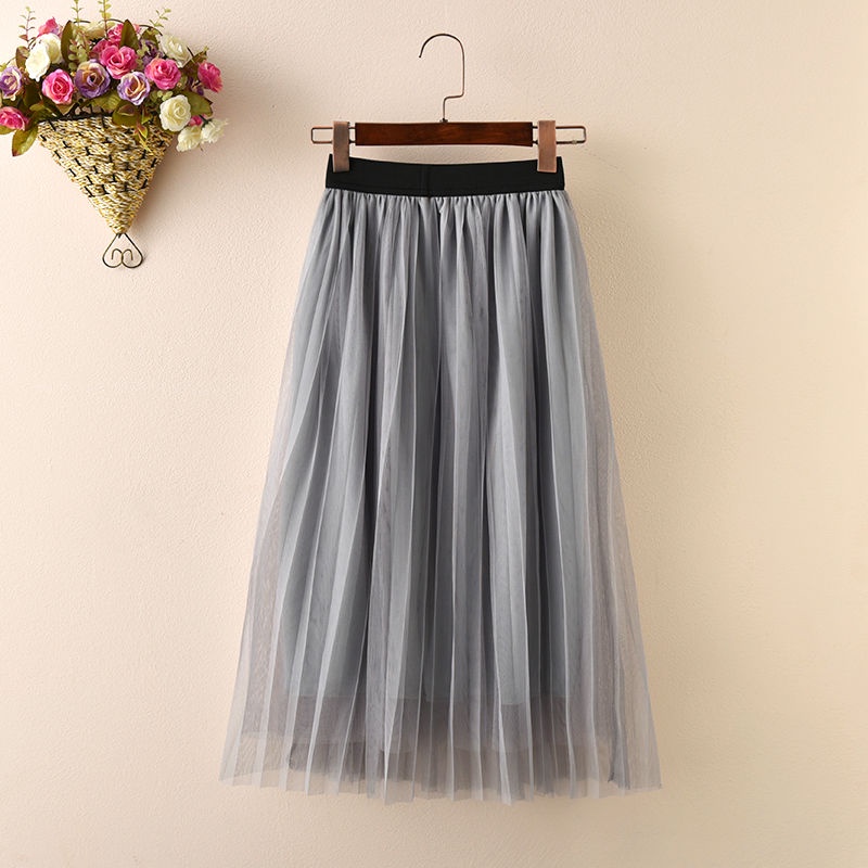 Chân Váy Lưới Màu Sắc Thời Trang Hàn Quốc Cho Bé Gái