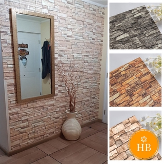 Tấm Xốp Dán Tường 3D Cách Âm Cách Nhiệt Mẫu Gạch Retro