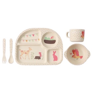 [GC15] Bộ ăn dặm sợi tre Clever Tree