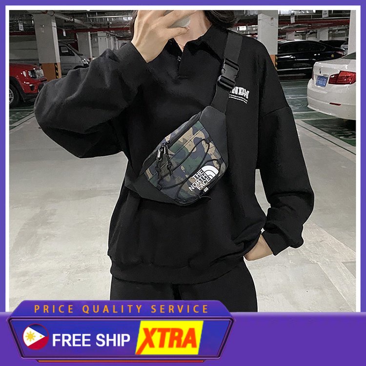 Túi đeo Ngực Thể Thao The North Face Túi Nhỏ Vải Ngụy Trang Túi đeo Thắt Lưng Cá Tính Thường Xuyên Túi đeo Chéo Vai