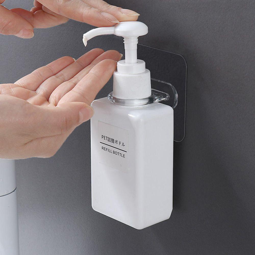 JARRED Giá Treo Chai Dầu Gội Trong Suốt Hình Tròn Tiện Dụng Cho Phòng Tắm / Nhà Bếp