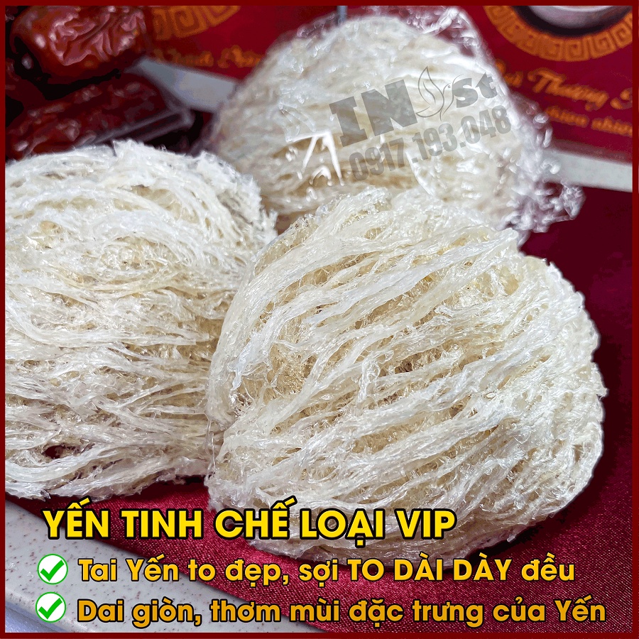 Yến Tinh Chế Sợi Dài + Chân Yến Tinh Chế Nguyên Chất 100% Siêu Nở Khánh Hòa INest