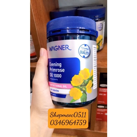 Viên tinh dầu hoa anh thảo Wagner Evening Primrose Oil 1000