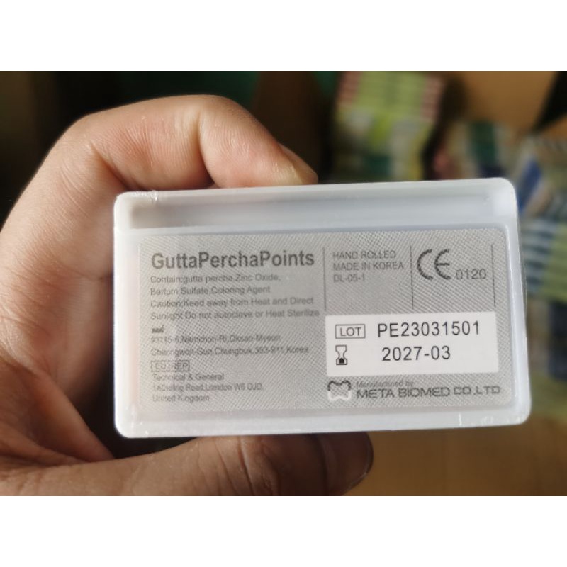 Gutta máy, côn chính độ thuôn 4%, 6% gutta nha khoa