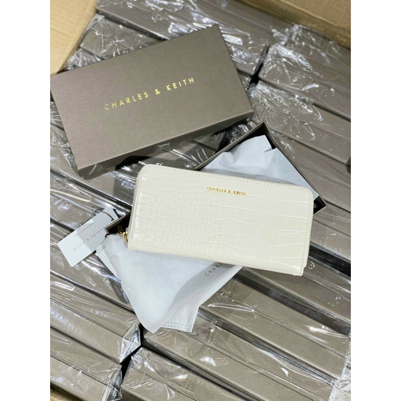 Ví dài cầm tay da rắn kèm hộp hàng chuẩn