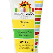 Kem chống nắng SPF 50 không mùi Made4Baby Natural Sunscreen 150ml