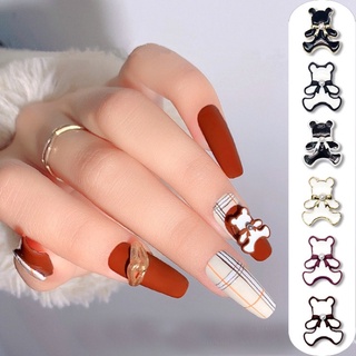 Charm gấu trang trí móng bán lẻ 1 con