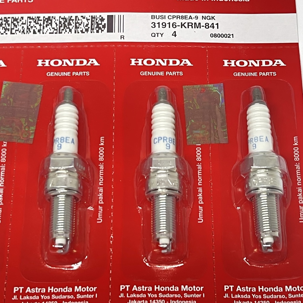 Bugi CPR8E-9  dùng cho nhiều dòng xe Honda và Yamaha nhập khẩu chính hãng Honda Indonesia - PT HỒNG ÂN
