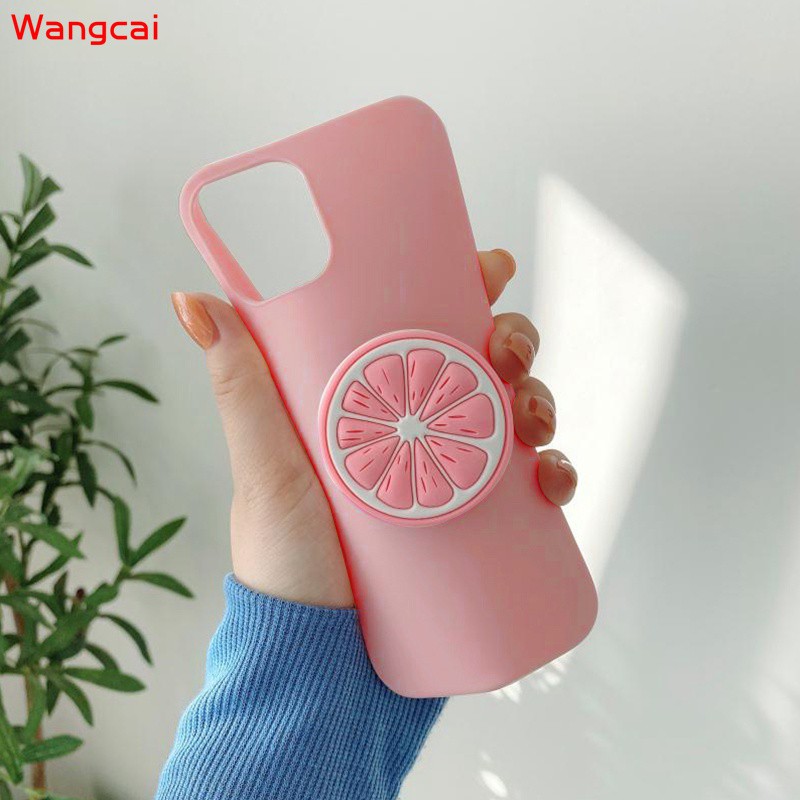 Ốp Điện Thoại Mềm Họa Tiết Trái Cây Đơn Giản Có Giá Đứng Cho iPhone 7 8 6 6s Plus