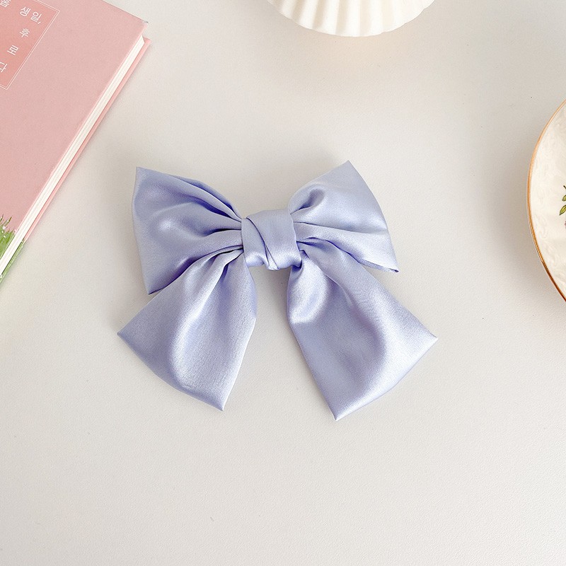 Kẹp Tóc Hình Nơ Đơn Giản Phong Cách Hàn Quốc Cho Bé Gái