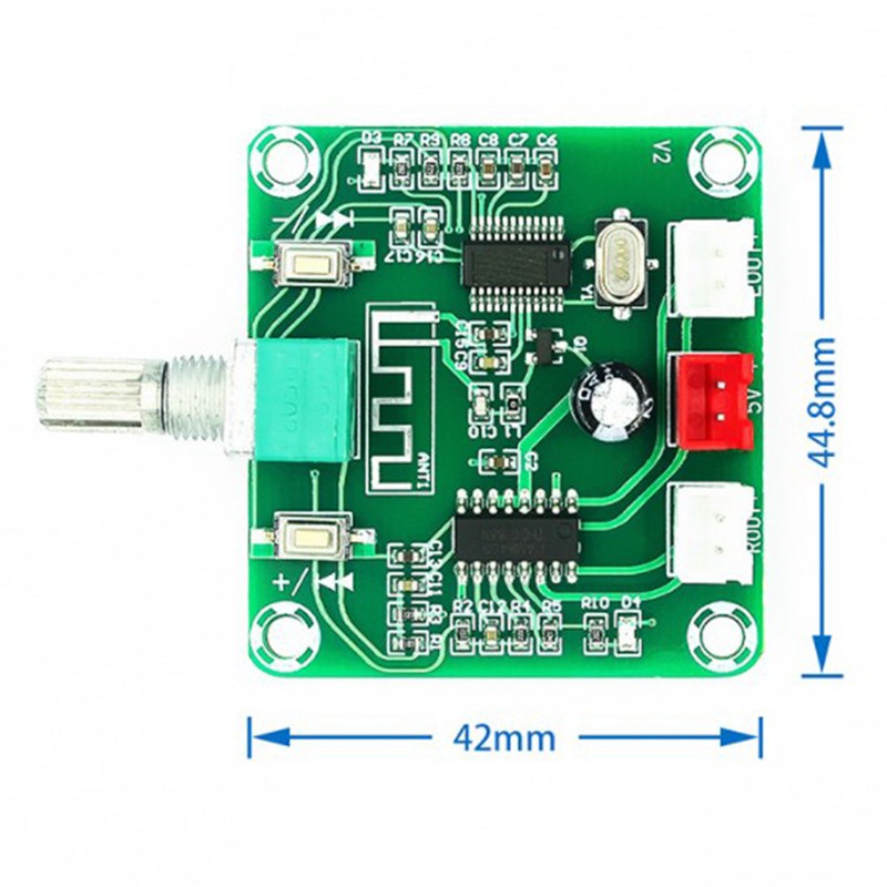 [New]XH-A158 Ultra Clear Bluetooth 5.0 Power Amplifier Board Pam8403 Small Power DIY Wireless Speaker Amplifier Board 5Wx2