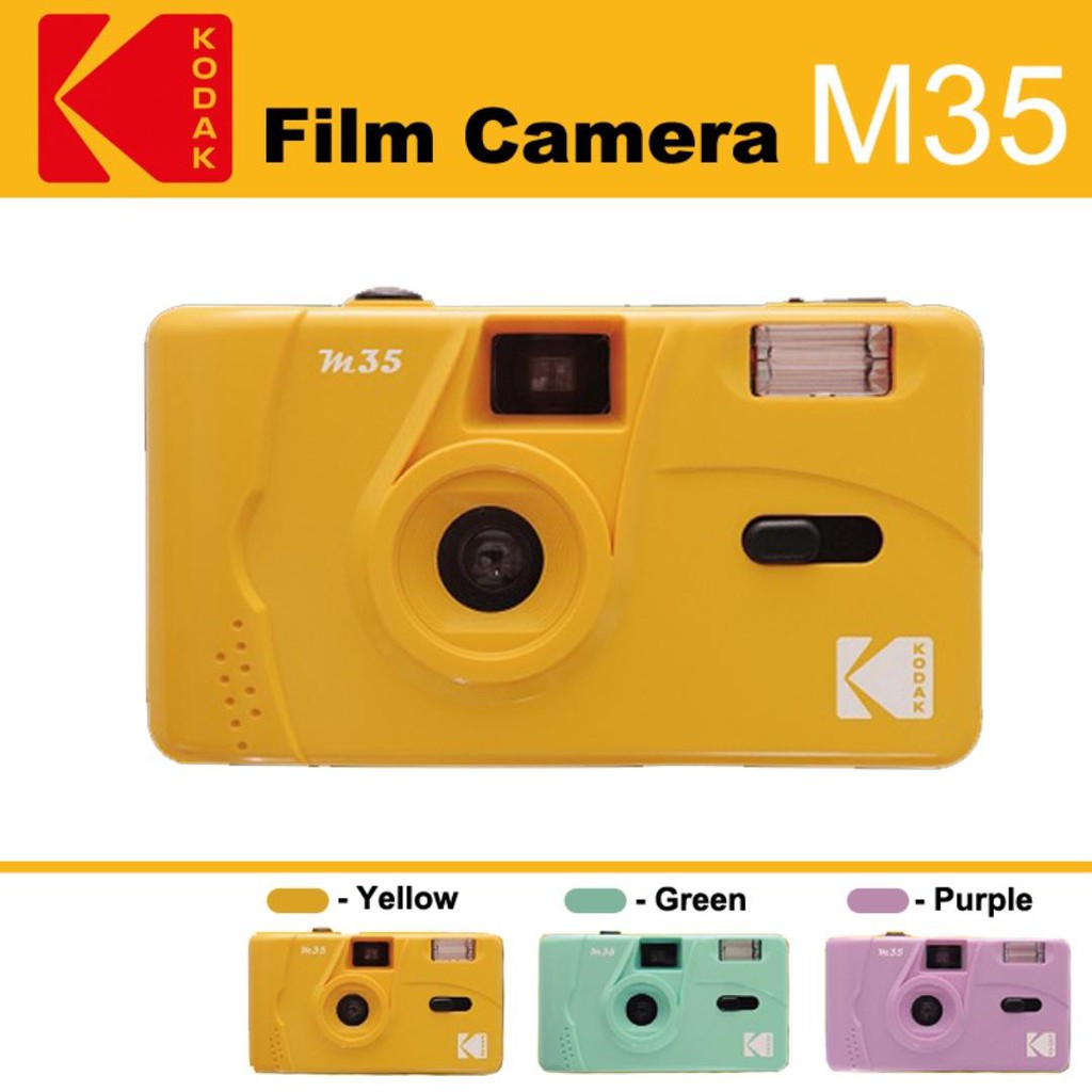 Kodak Vintage retro M35 Pointandshoot Film Camera Nondisposable