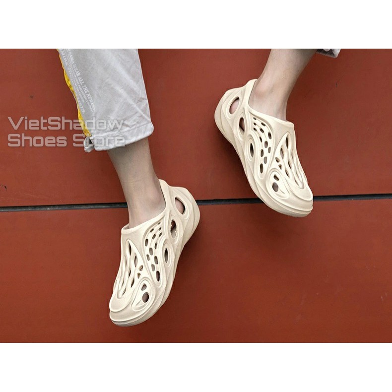 Giày nhựa siêu nhẹ Foam Runner - Chất liệu nhựa EVA với 5 màu be, đen, xám, trắngvà da cam - Mã SP M071