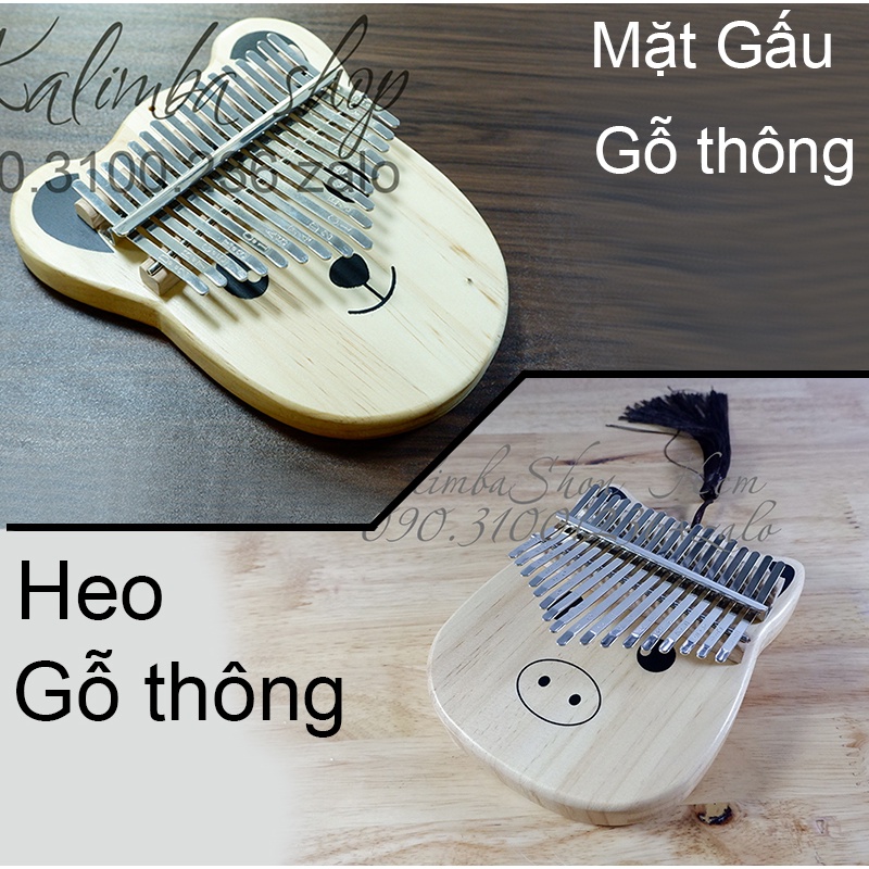 Đàn kalimba 17 phím giá rẻ phù hợp cho học sinh sinh viên