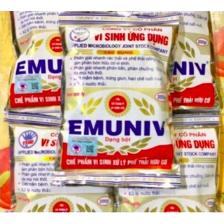 COMBO-10 GÓI (2kg)CHẾ PHẨM VI SINH XỬ LÝ PHẾ THẢI HỮU CƠ EMUNIV