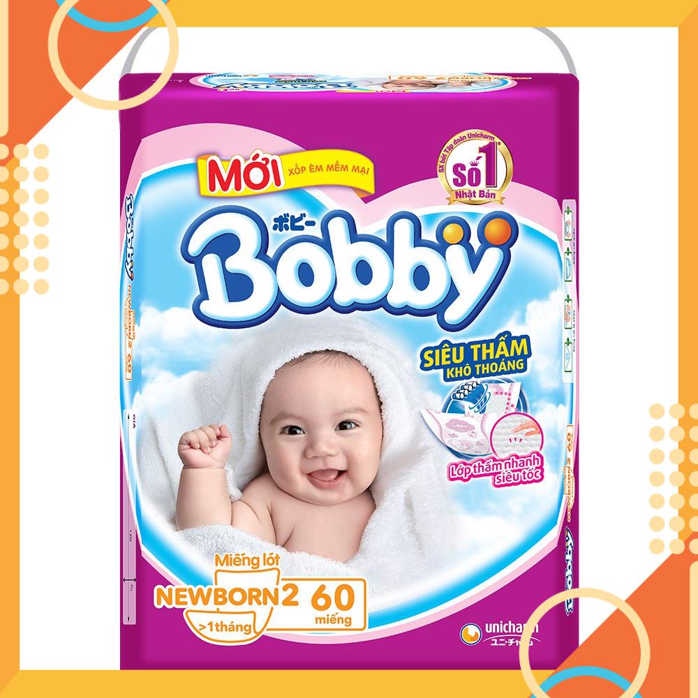 Miếng lót sơ sinh Bobby NB2 60 miếng