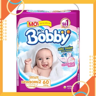 Miếng lót sơ sinh Bobby NB2 60 miếng