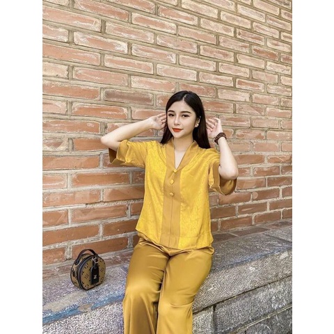ĐỒ LAM ĐI CHÙA #Mã Freeship Xtra RP028# Mẫu Bà Lai Phối Gấm Cao Cấp