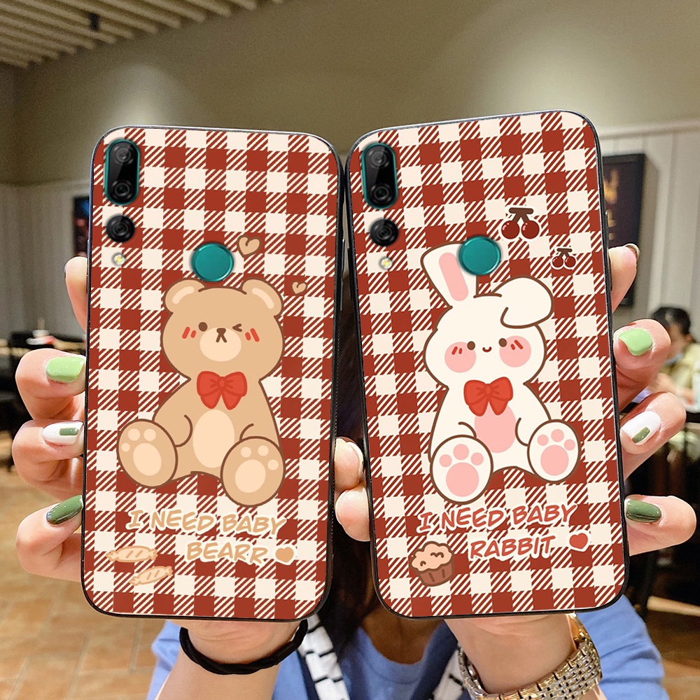 Ốp lưng điện thoại huawei y9 2019 / y9 prime 2019 in hình gấu nâu vô cùng đáng yêu
