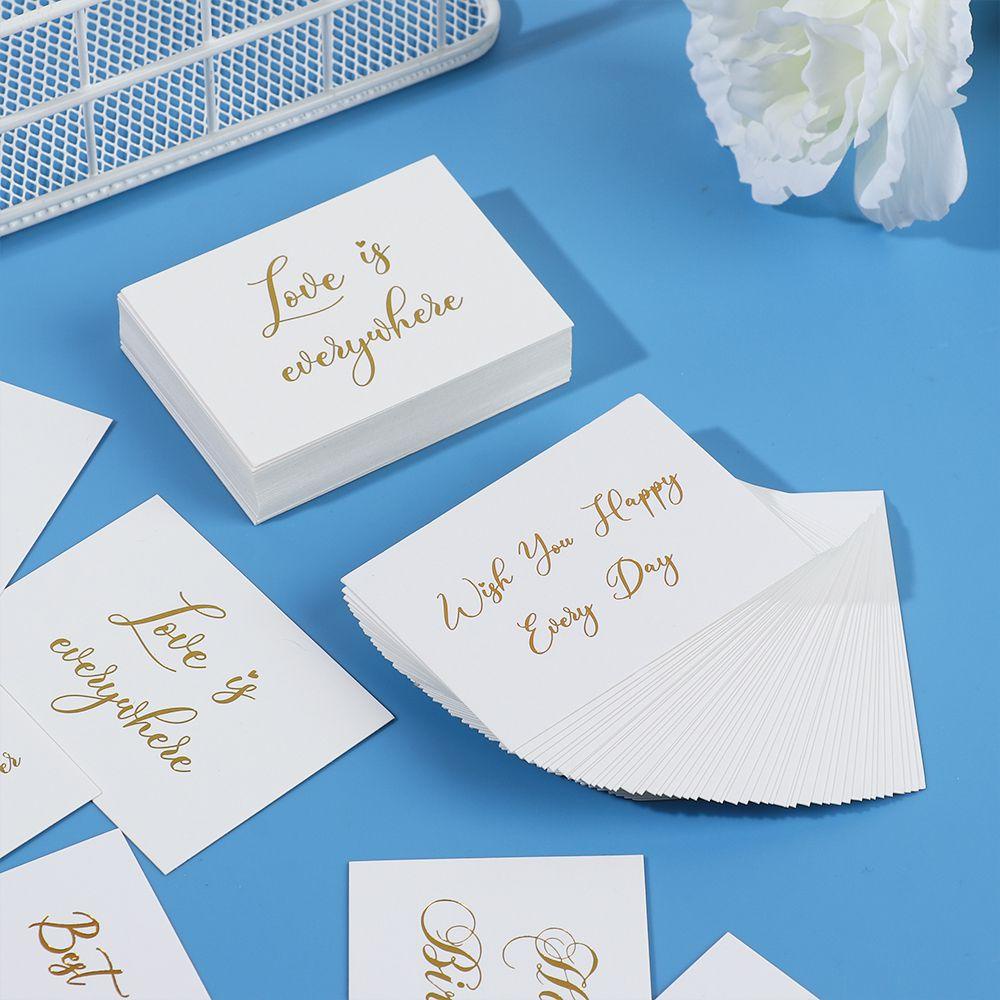 Set 50 Thiệp Chúc Mừng Sinh Nhật Thiết Kế Đơn Giản|Con Dấu In Hình Độc Đáo Tiện Dụng