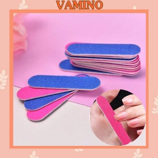 Dũa móng mini Vamino dũa nail hai mặt nhỏ gọn tiện dụng D11