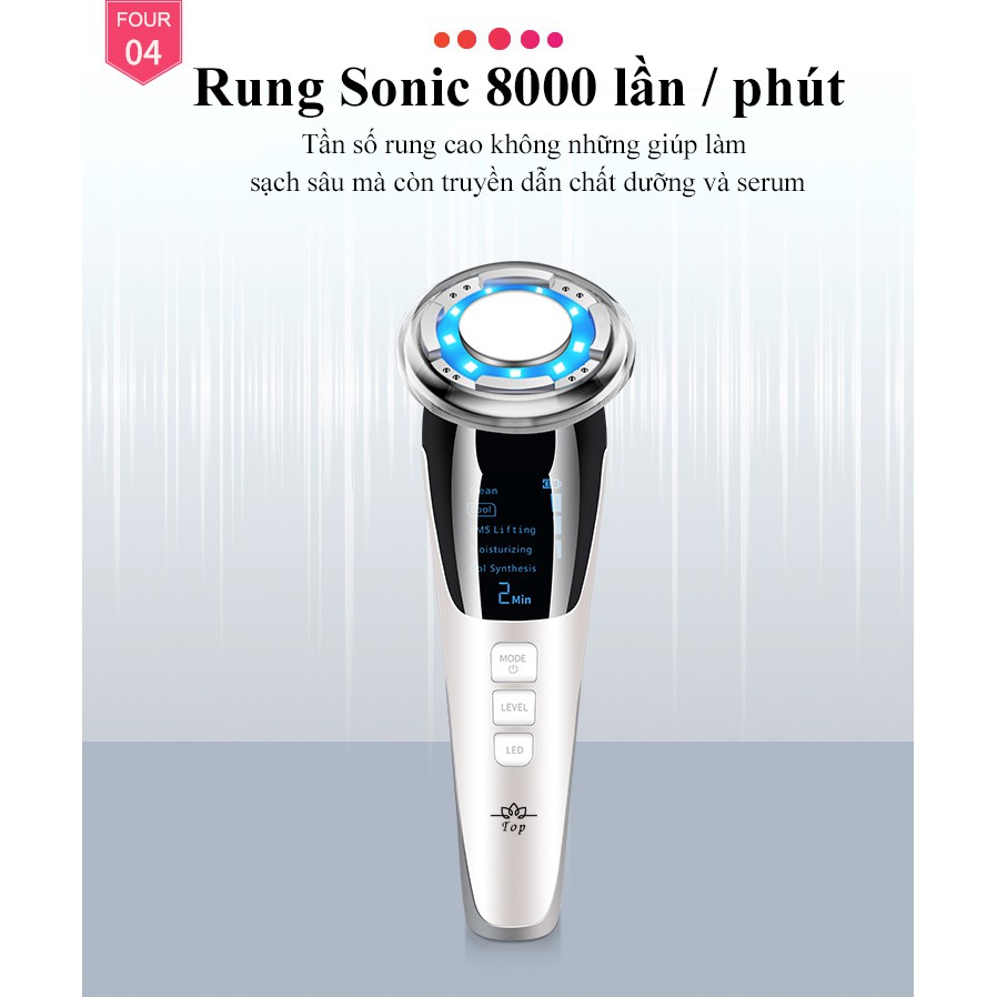 Máy Massage Mặt [FreeShip] Làm Đẹp Da Photon Nóng Và Lạnh EMS Nâng Cơ Mặt Tăng Hấp Thụ Khóa Giữ Chất  Dưỡng | BigBuy360 - bigbuy360.vn