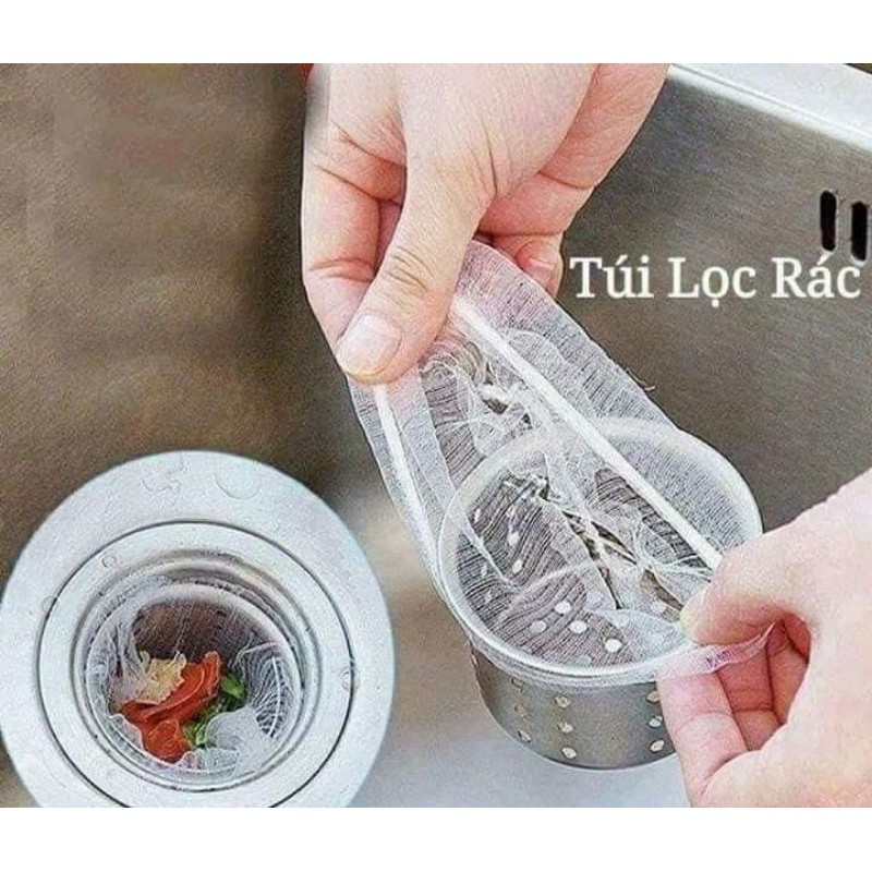 sét 100c túi lọc cặn bồn rửa bát