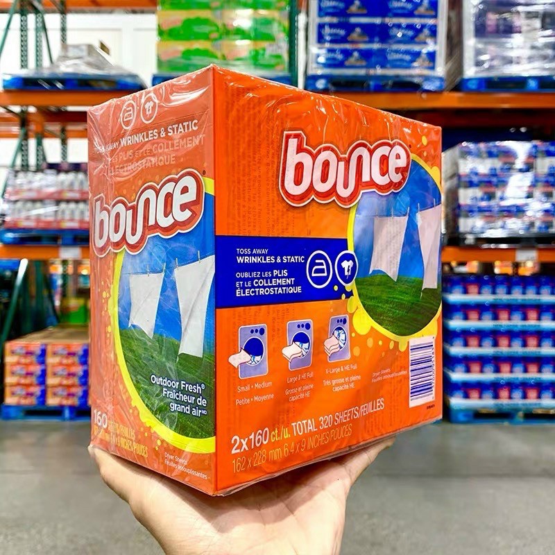 [MỸ] GIẤY THƠM QUẦN ÁO BOUNCE KIRKLAND CỦA MỸ 320 TỜ