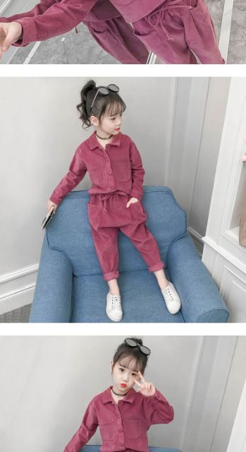 Bộ Nhung tăm lên form cực xinh cho bé gái