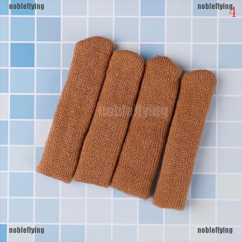 4pcs Table Chair Foot Knit Cover Protector Socks Sleeve Protective