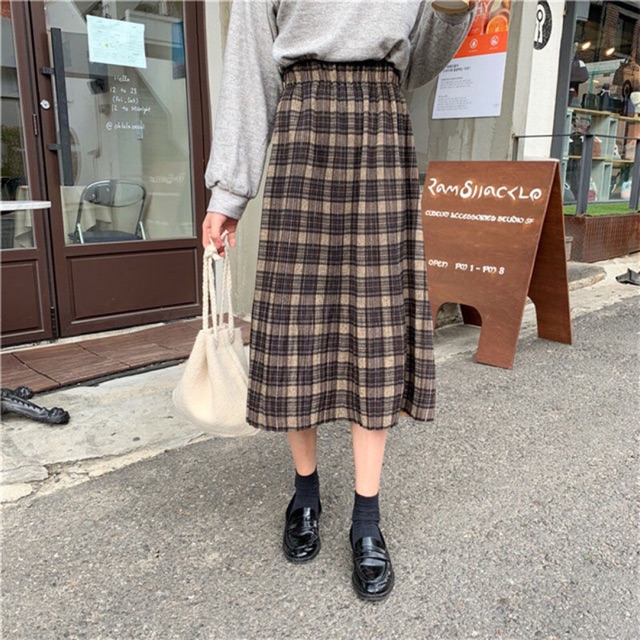 ORDER CHÂN VÁY DÀI ULZZANG (sẵn 1 váy)