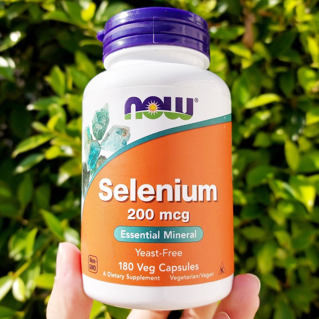 Now Foods Selenium 180 viên hỗ trợ hệ miễn dịch