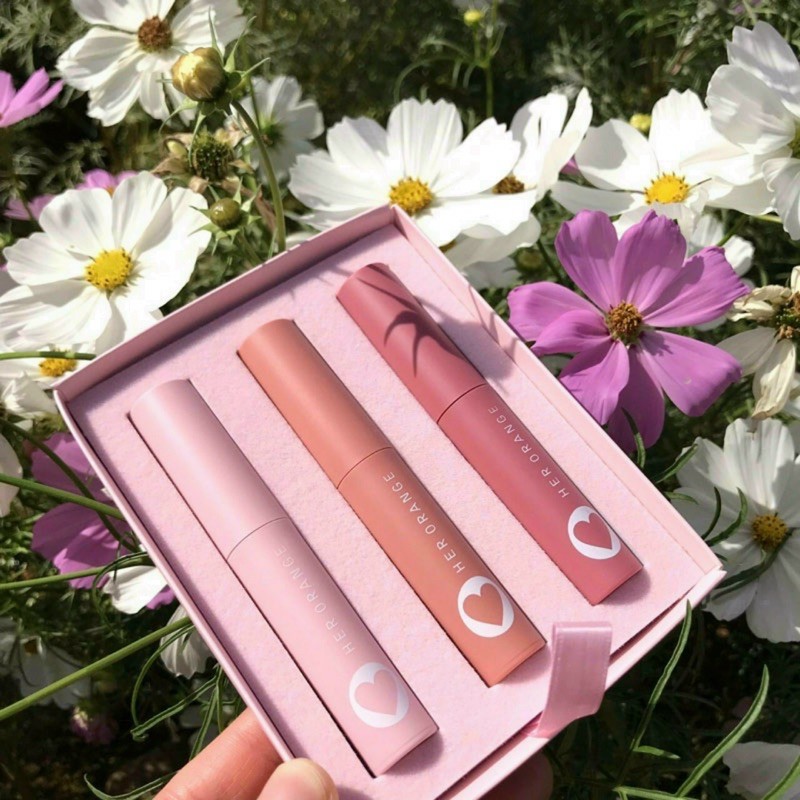 [Mỹ Phẩm chính hãng] HER ORANGE 3C x-slim lip gloss kit