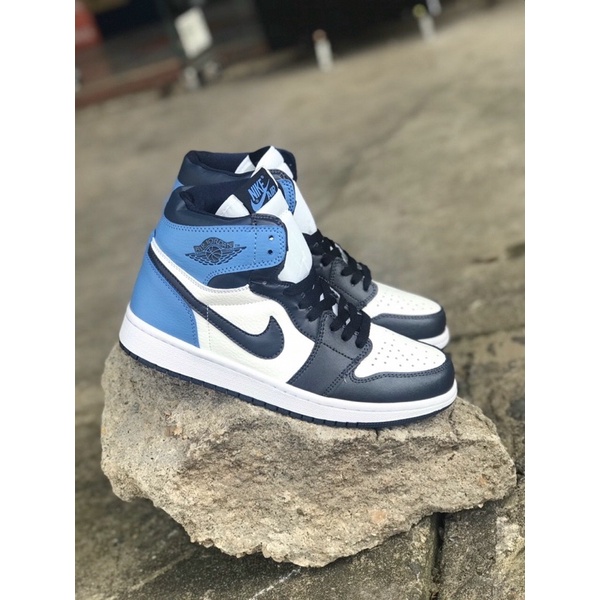 [MINTSTORE] Giày Sneaker Xanh vệt đen cao cổ