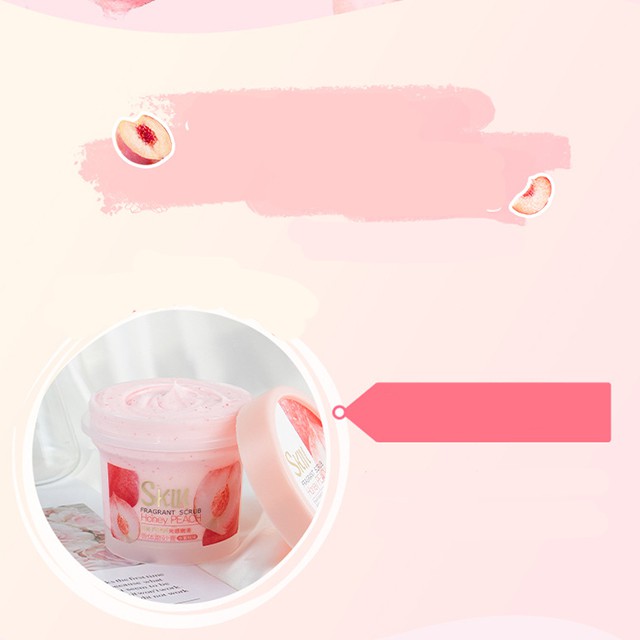 Gel Tẩy Tế Bào Chết Đào Fenyi Skin Fragrant Scrub Honey Peach Hủ Lớn 190G