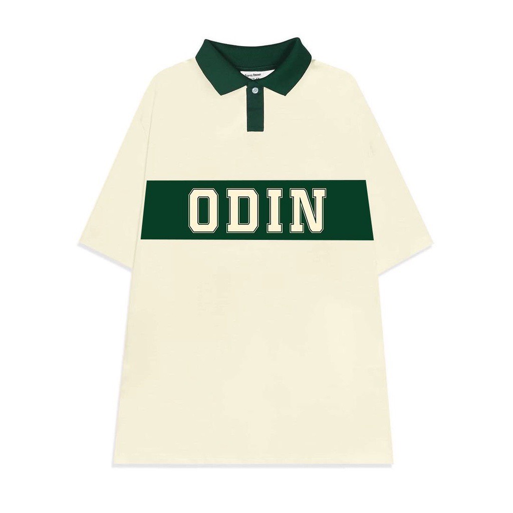 Áo Polo ODIN CLUB Striped, Áo polo Tay Lỡ Unisex nam nữ.