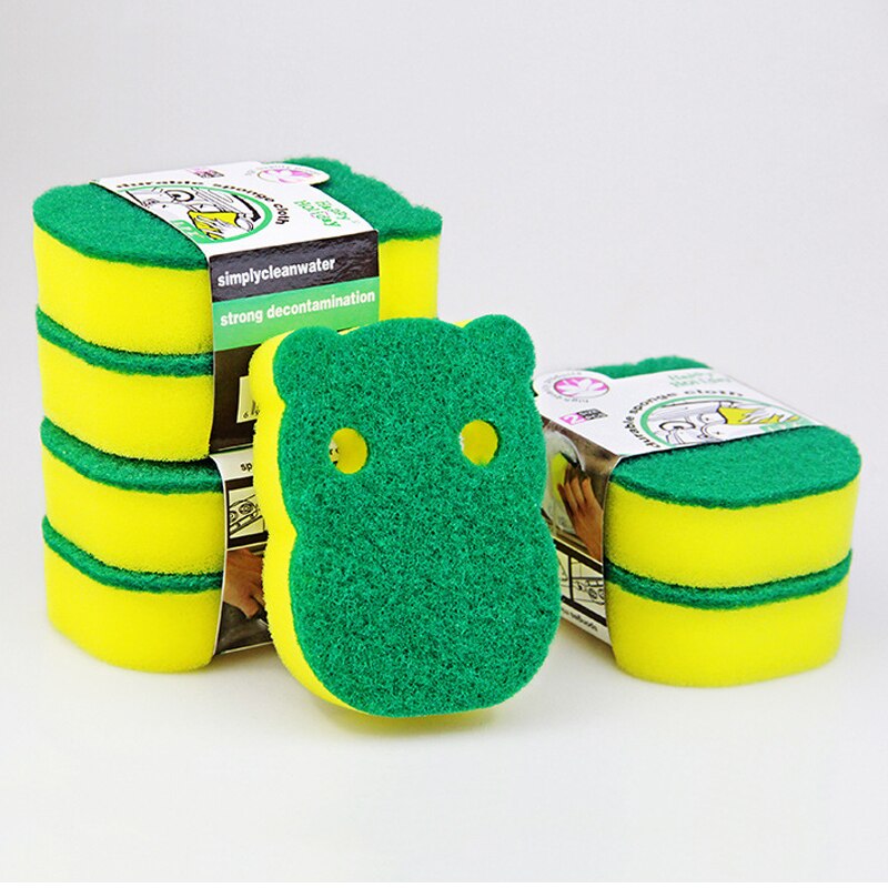 Set 10 Miếng Mút Xốp Rửa Chén Tiện Lợi Cho Nhà Bếp