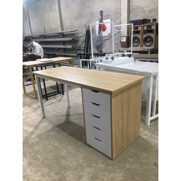 Bàn gaming Ikea hàng đóng mới tại xưởng kt D140 x R60 x C75cm