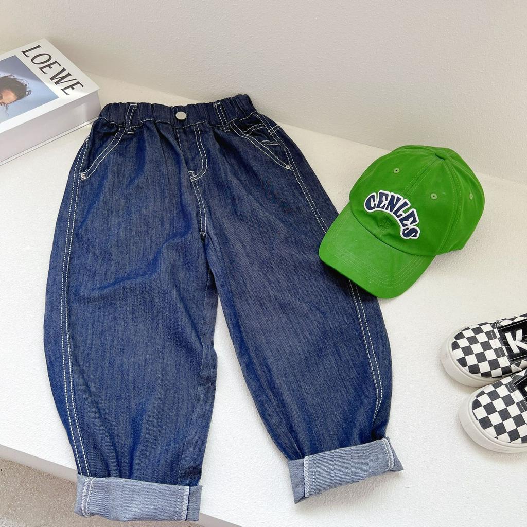 (Form rộng) Quần Jean giấy bé trai bé gái KACADY chất cực đẹp Quần jeans cho bé quần bò Kunkids