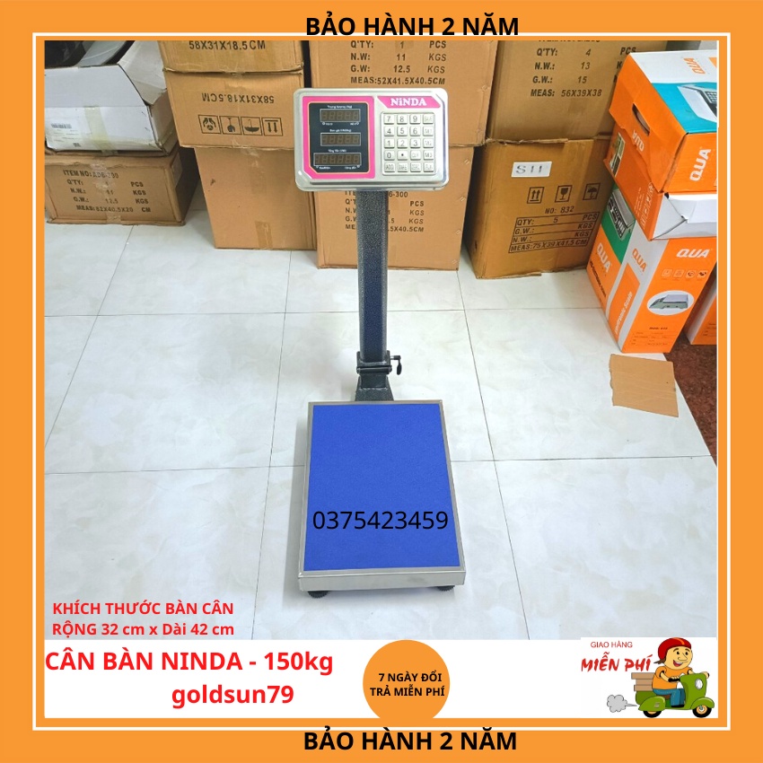 [ BH-24T ] cân bàn điện tử 150Kg tính tiền dùng cho cân hàng hóa  được làm bằng thép không gỉ