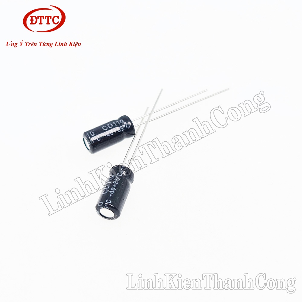 Combo 5 Chiếc Tụ Hóa 10uF 25V (5x11mm)