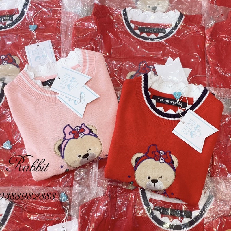 Áo len Teenie hoạ tiết gấu