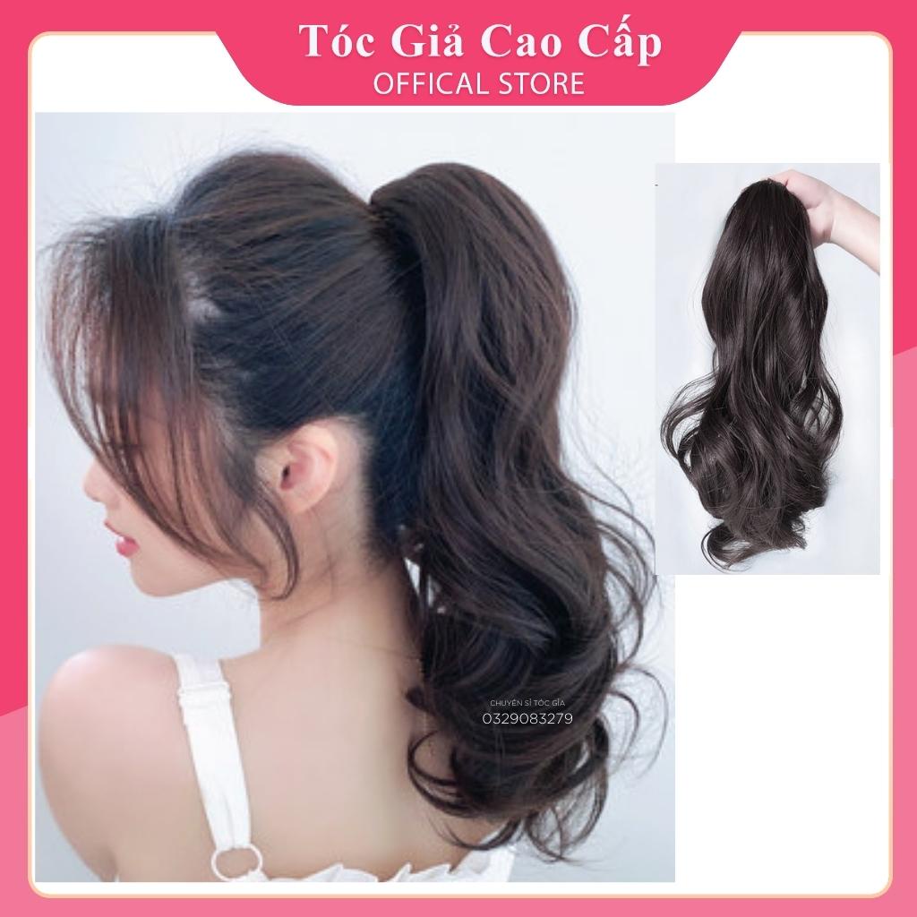 Tóc giả nữ đẹp ❤️FREESHIP❤️ ngoặm xoăn ngắn 40cm - mã n47