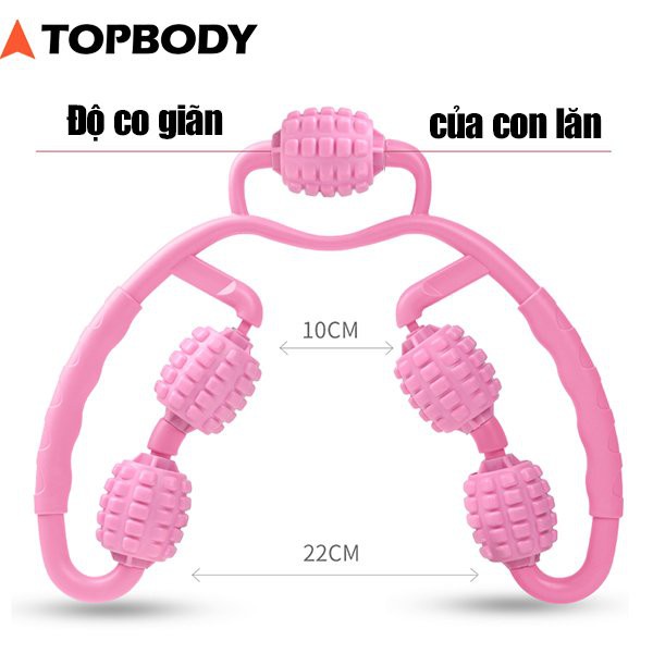 Con lăn Yoga Massage 360 Bắp Tay, Bắp Chân TOPBODY