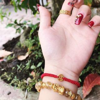 Vòng tết kim tiền vàng